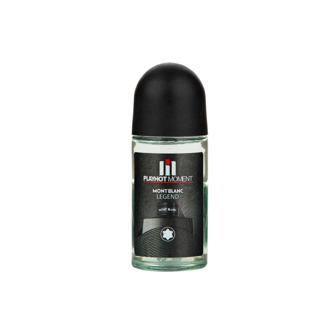 رول ضد تعریق پلی هات مومنت مدل MONT BLANC LEGEND مناسب آقایان و خانم ها حجم 50 میلی لیتر